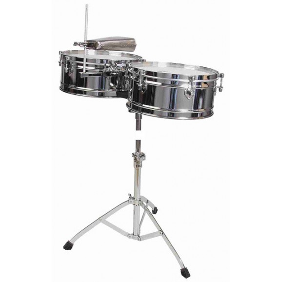 Toca Elite Series Timbale Set 14 & 15" in Chrome