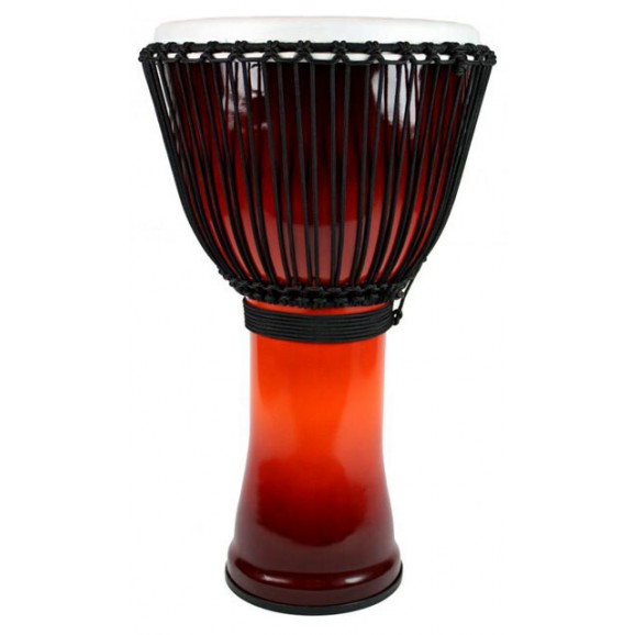 Toca Freestyle 2 Series Rope Tuned Djembe 10" in African Sunset