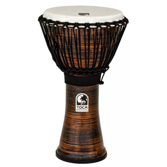 Toca Freestyle 2 Series Djembe 10" in Spun Copper