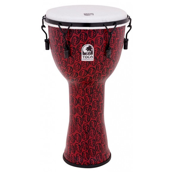 Toca Freestyle 2 Series Mech Tuned Djembe 12" in Red Mask