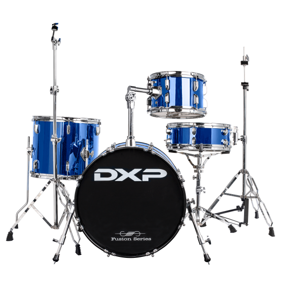 DXP 18" 4 Pce Transit Series Drum Kit in Metallic Blue