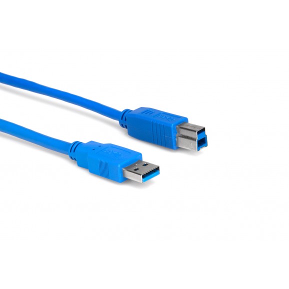 Hosa - USB-306AB - SuperSpeed USB 3.0 Cable, Type A to Type B, 6 ft