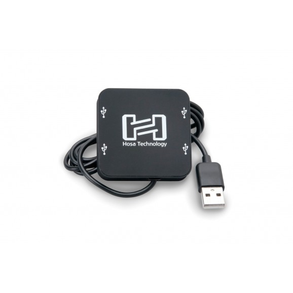 Hosa - USH-204 - USB 2.0 Hub, 4-Port, Bus-powered