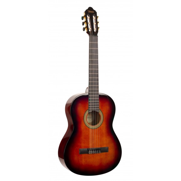 Valencia VC264CSB - Full Size Classical Guitar - High Gloss Classic Sunburst