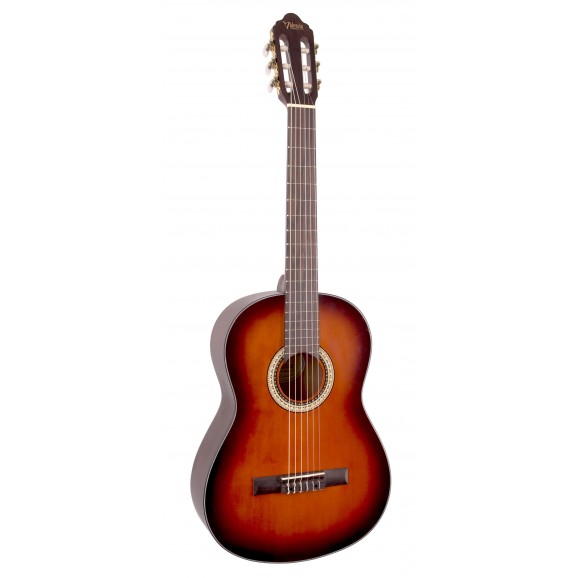 Valencia VC404CSB - Full Size Classical Guitar - Satin Classic Sunburst
