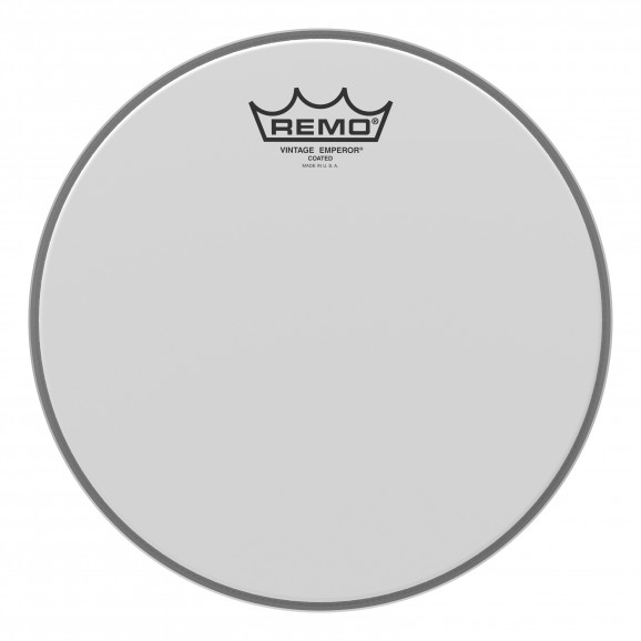 Remo - Emperor Vintage Coated Drumhead, 10" Coated White 