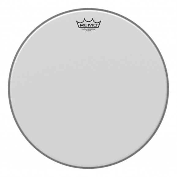 Remo - Emperor Vintage Coated Drumhead, 16" Coated White 