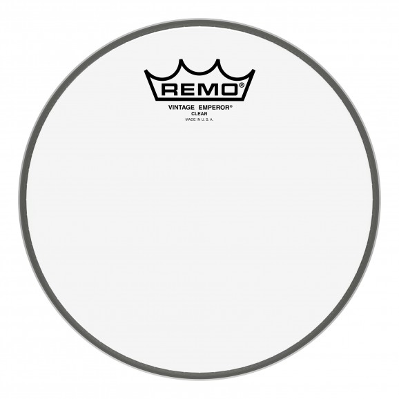Remo - Emperor Vintage Clear Drumhead, 8" Clear  
