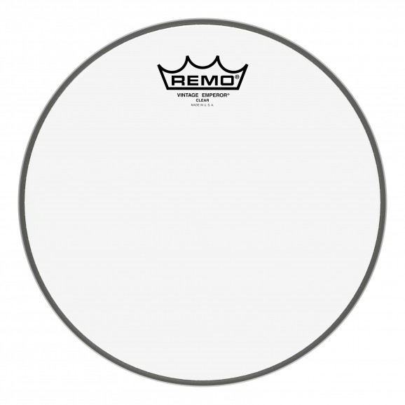 Remo - Emperor Vintage Clear Drumhead, 10" Clear  