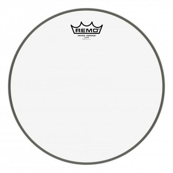 Remo - Emperor Vintage Clear Drumhead, 12" Clear  