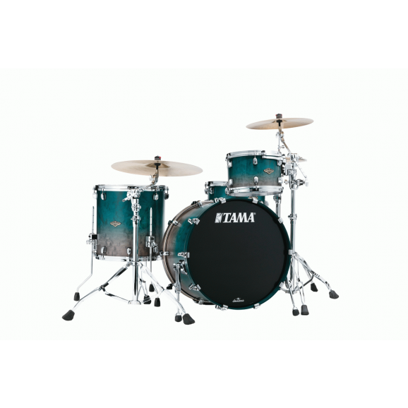 The The TAMA Starclassic Walnut/Birch 3-piece Shell Pack with 22" Bass Drum in - Molten Brown Burst (MBR) - No Hardware Included