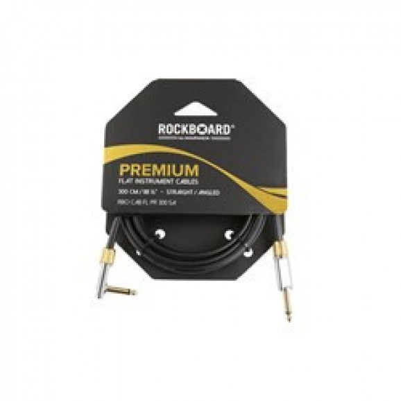 Warwick - RockBoard Premium Flat Instrument Cable 3m Straight - Angle