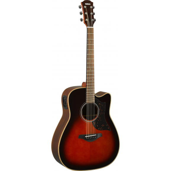 Yamaha A1R Acoustic Guitar w/ Pickup in Brown Sunburst