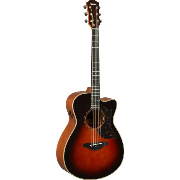 Yamaha AC3M ARE Concert Acoustic Electric Guitar in Brown Sunburst
