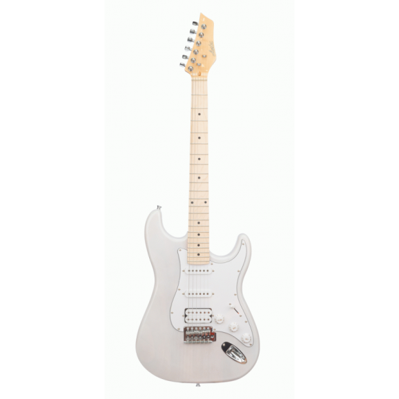 Ashton AG232 Electric Guitar in Transparent White