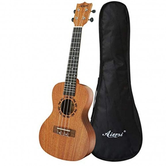 Aiersi Concert Ukulele with Mahogany Top