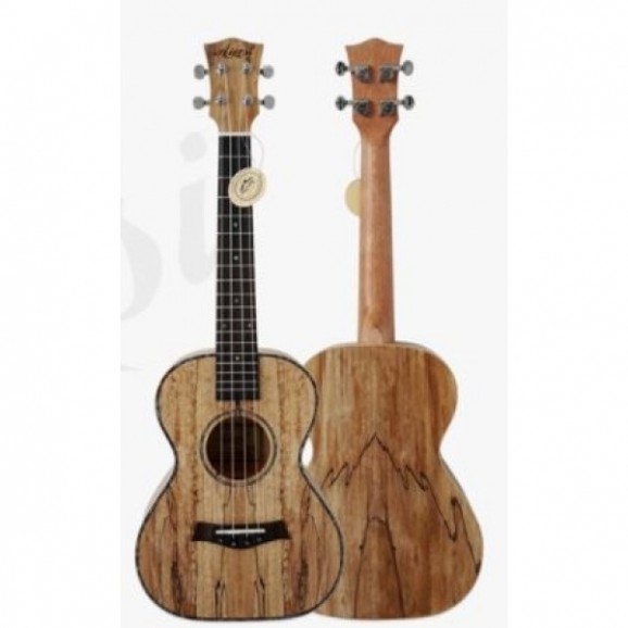 Aiersi Tenor Ukulele in Spalted Maple with Gig Bag