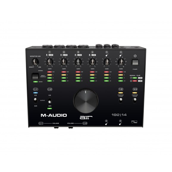 M-Audio - Air 192x14 8-In/4-Out 24/192 USB Audio/MIDI Interface
