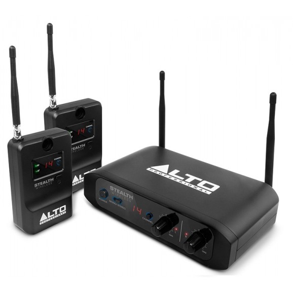 Alto Professional Stealth Wireless Stereo Wireless System for Active Loudspeakers 