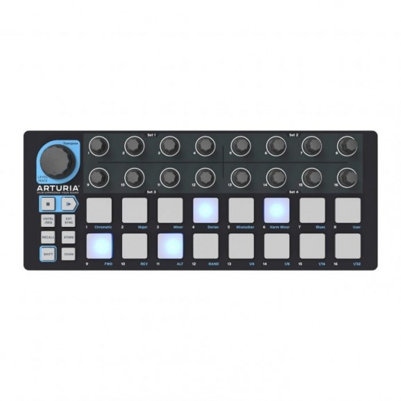 Arturia BeatStep BK Sequencer and MIDI Controller with CV Gate