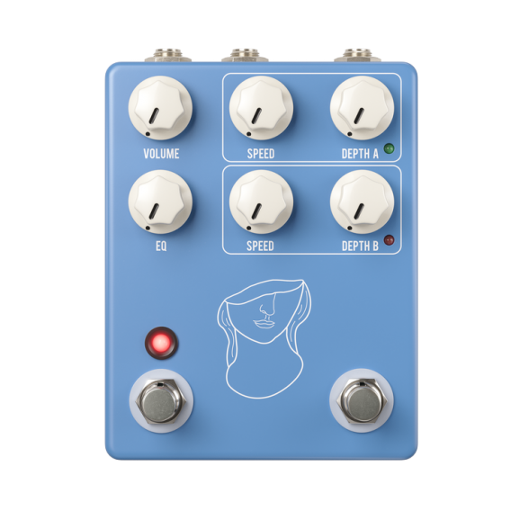 JHS Pedals Artificial Blonde Madison Cunningham Signature Vibrato Pedal - Preorder (ETA: to be confirmed)