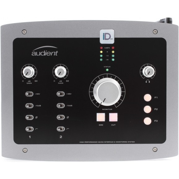 Audient iD22 10-In/14-Out High Performance Audio Interface & Monitor Controller