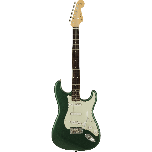 Fender 2023 Collection Made in Japan Traditional 60s Stratocaster, Rosewood Fingerboard,  Aged Sherwood Green Metallic