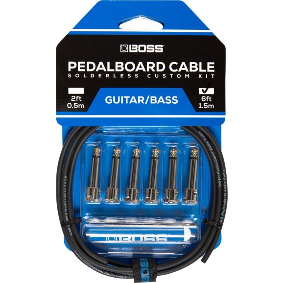 Boss - BCK6 Solderless Patch Cable Kit