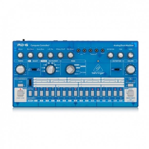 Behringer  RD6 Classic 606 style Analog Drum Machine - Baby Blue