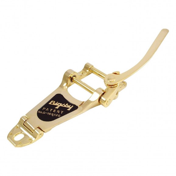 Bigsby B7G Tailpiece Assembly with Handle in Gold