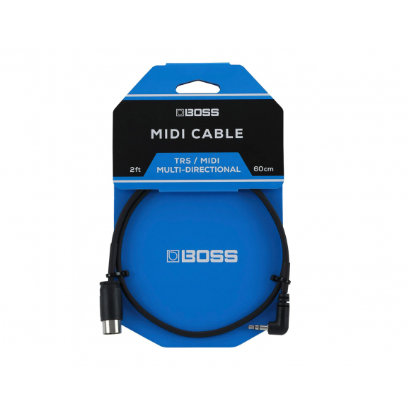 Boss BMIDI-2-35 3.5 to 5 pin MIDI Cable - 2ft