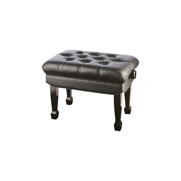 Beale Piano Bench - Deluxe Black Height Adjustable Piano Stool