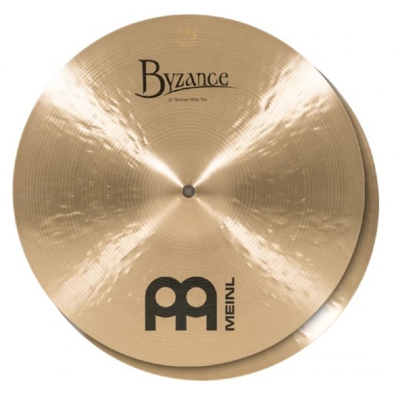 Meinl 15" Byzance Taditional Medium Hi Hat Cymbals
