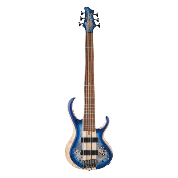 Ibanez BTB846 6 String Electric Bass in Cerulean Blue Burst Low Gloss