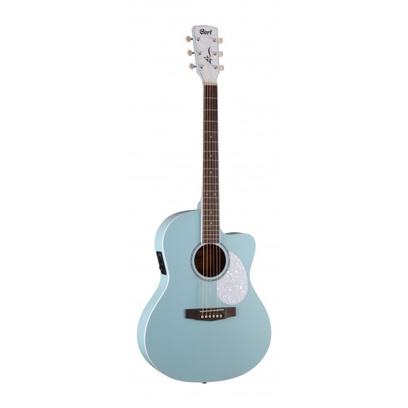 Cort Jade Classic Series Sky Blue Open Pore Acoustic/Electric Guitar