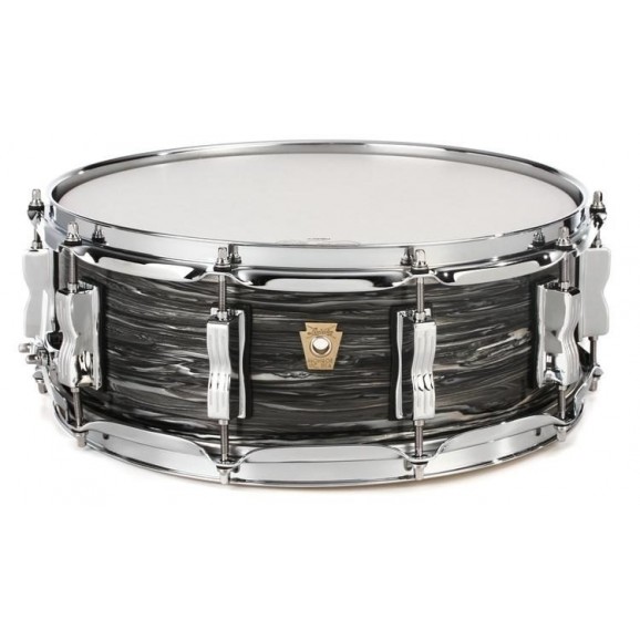 Ludwig 14" x 5" Classic Maple Snare Drum in Vintage Black Oyster