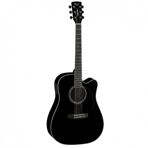 Cort MR710F Acoustic / Electric Guitar in Black