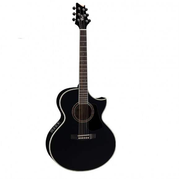 Cort NDX-20 Acoustic/Electric Guitar in Gloss Black