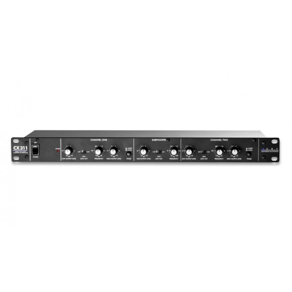 ART - CX311 Stereo 2-way Crossover with Subwoofer Output - Rack Mount