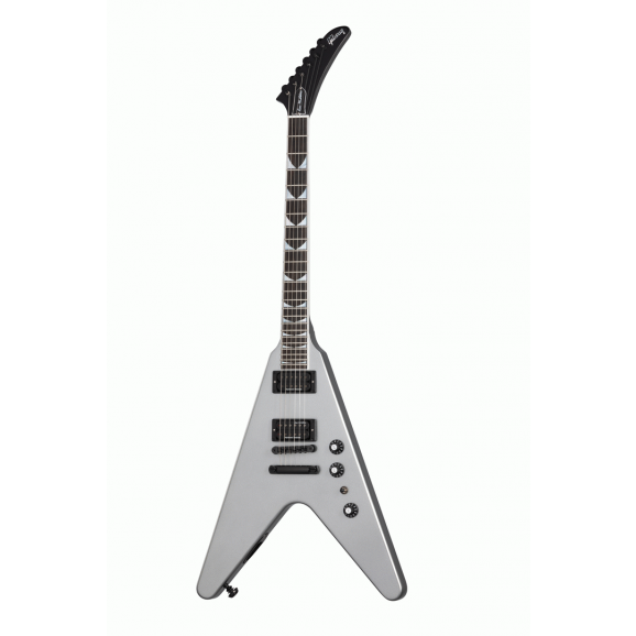 Gibson Dave Mustaine Flying V in Silver Metallic