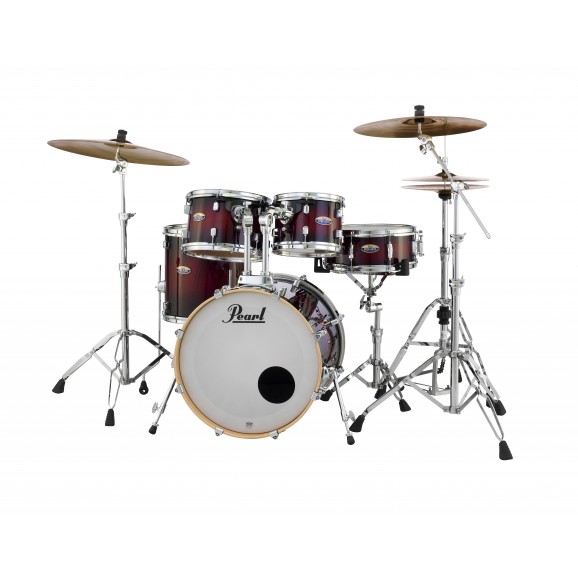 Pearl Decade Maple 20" Fusion Drum Kit in Gloss Deepred Burst