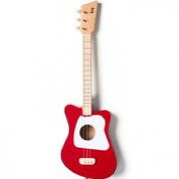 Loog Mini 3 String Toddler Guitar - Red 