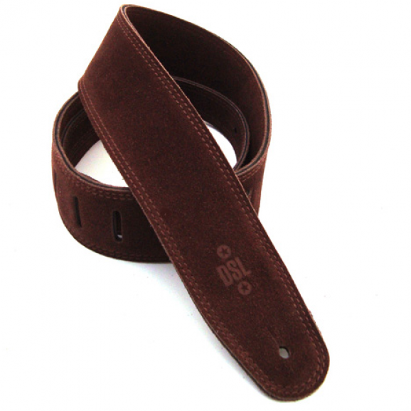 DSL SLS25-BROWN Genuine Leather Strap 2.5 inch in Brown