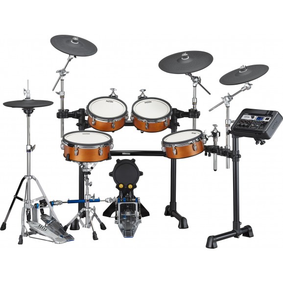  Yamaha DTX8K-MRW Electric Drum Kit Mesh Heads in Real Wood