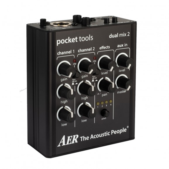 AER "Dual Mix 2" Pocket Tool Two Channel Preamp with Effects