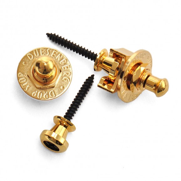Duesenberg Drop Stop Strap Locks in Gold