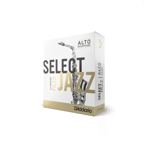 Rico Select Jazz Filed Alto Saxophone Reeds Size 3 Hard - Pack of 10