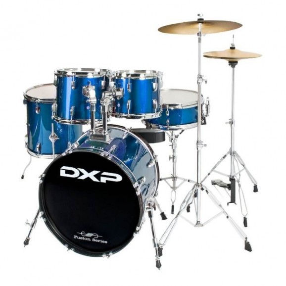 DXP 20" Fusion Drum Kit Package in Midnight Blue