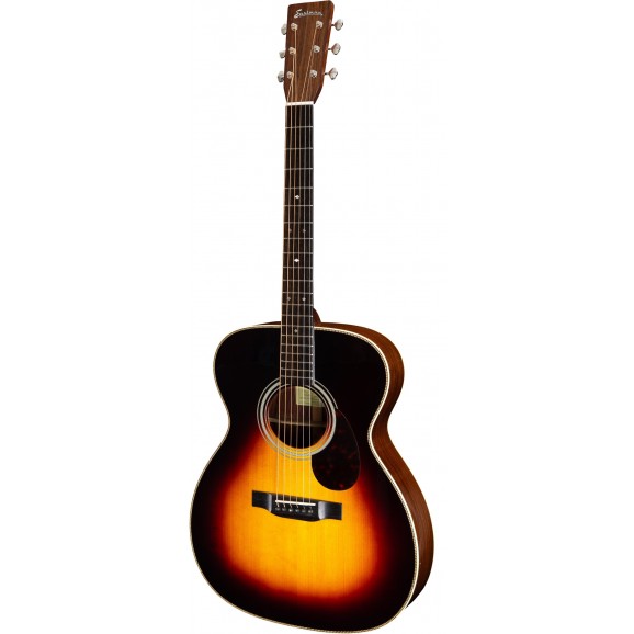 Eastman - E20OM-SB Orchestra Model Acoustic Guitar - Adirondack Spruce - Sunburst