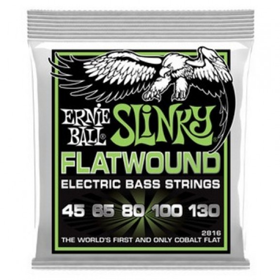 Ernie Ball 45-130 5 String Slinky Flatwound Bass Strings